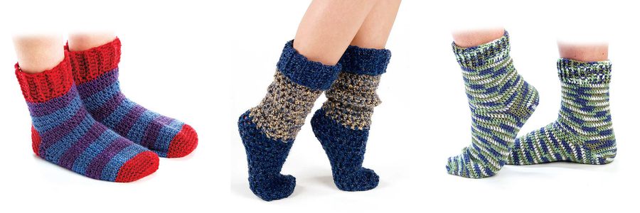 crochet socks
